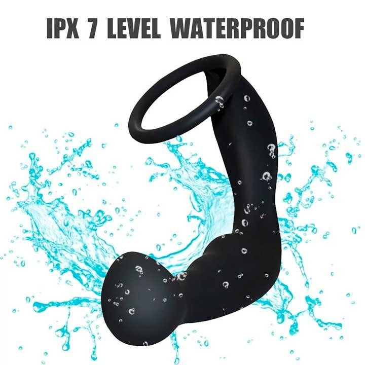 Анальний масажер стимулятор простати з вібрацією Roger-4 - Чорний Вінниця - фото 6