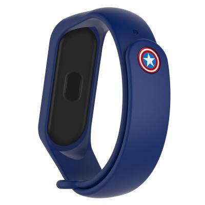Ремешок для фитнес браслета Armorstandart Superhero Edition для Xiaomi Mi Band 5 Captain America Blue (ARM57108) Винница - изображение 1