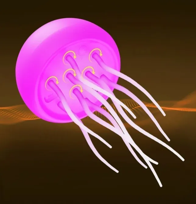 Лампа Медуза светодиодная декоративная 86 на 232 мм разноцветный Киев - изображение 9