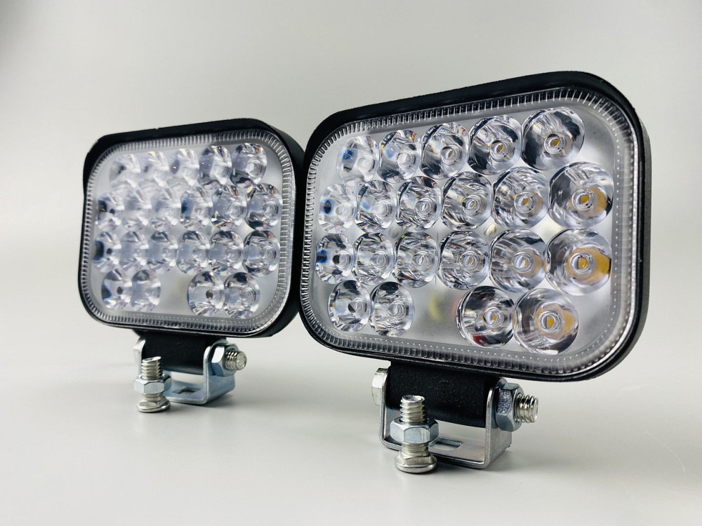 Фара LED прямокутна 48W ближний + дальній, фара 21 led діодів 6500K, додаткова фара авто Мукачево - фото 1