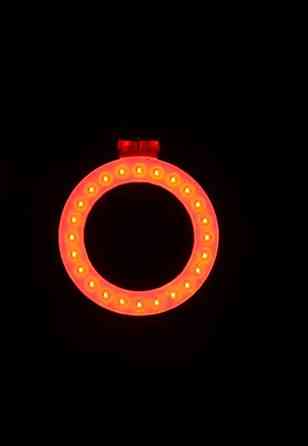 Велосипедный светодиодный задний led фонарь от USB 4 см черный Киев