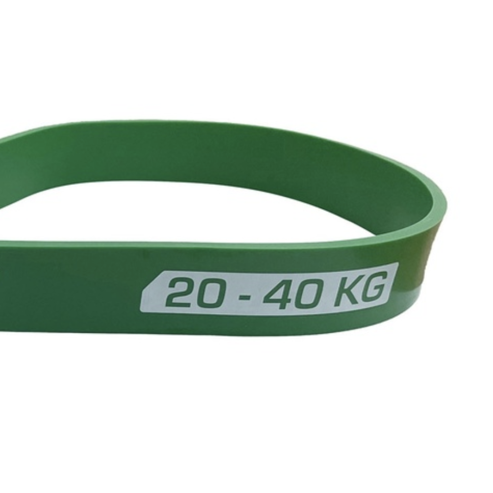 Резинка для фітнесу York 20-40кг - 2080x32x4,5 мм, зелений Київ - фото 5