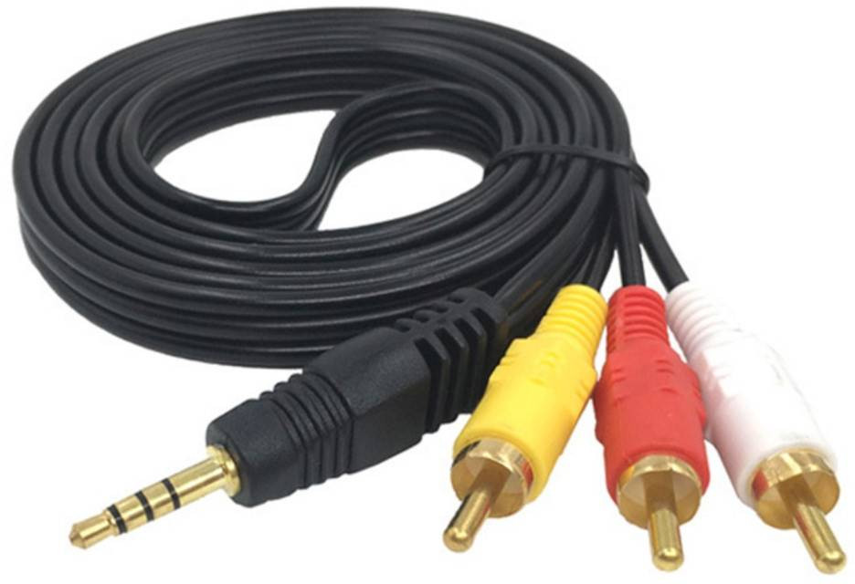 Кабель AV 3.5mm M - 3xRCA M 1.5м Вінниця - фото 1