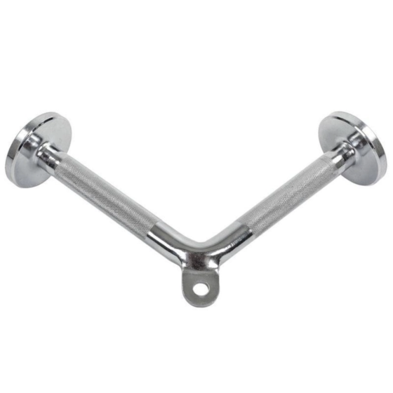 Ручка для верхньої тяги York Fitness V подібна на трицепс, хром Киев