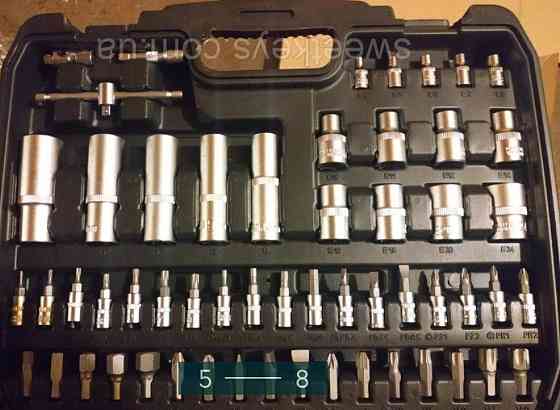 Інструменти: Набір Ключів, Волошок. Ключі Black 108 ялин. Польща! Київ