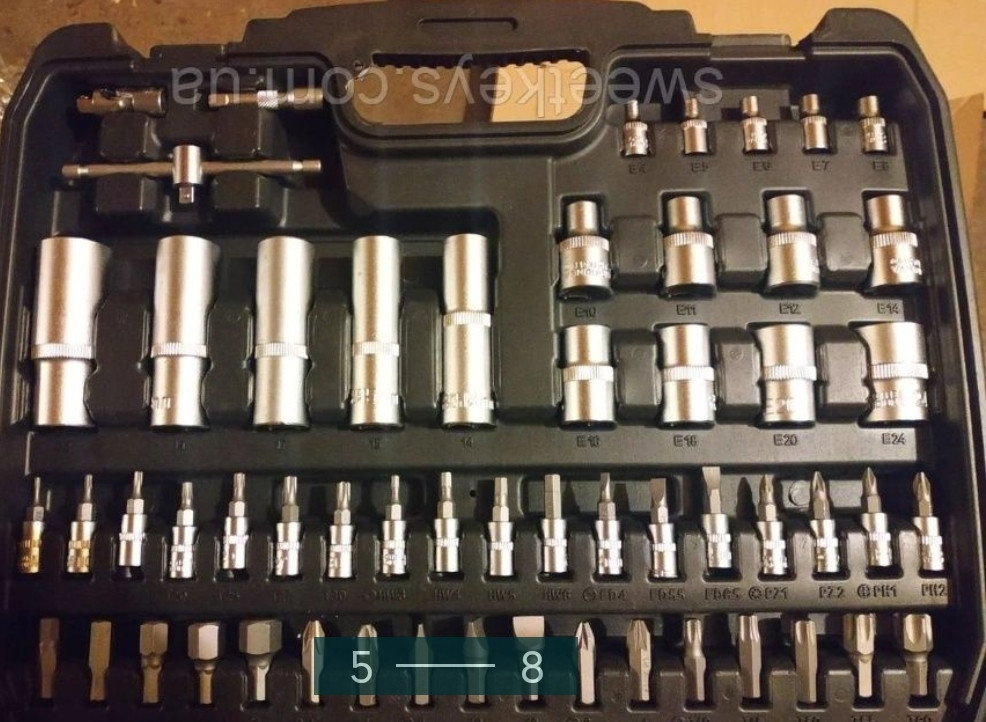 Інструменти: Набір Ключів, Волошок. Ключі Black 108 ялин. Польща! Київ - фото 3