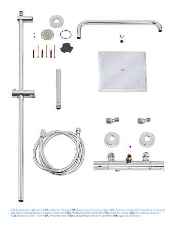 Душова система з термостатом для душа Grohe Euphoria System (26187000) Киев
