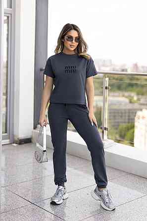 Спортивный костюм с футболкой Cover Батал 50-52, Графит Киев