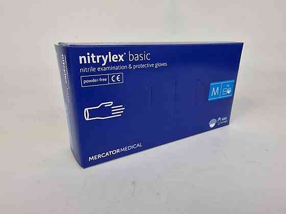 Рукавиці Нітрил Синій (100 шт.) M "nitrylex" (1 пачка) Харків