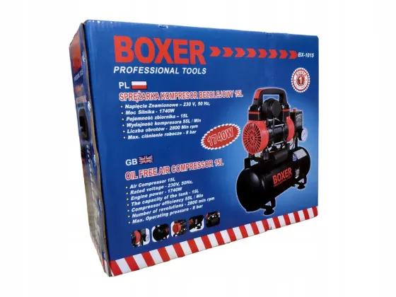 Компресор пневматичний Boxer BX-1015 — 1740 Вт, 15 л, Польща Львів