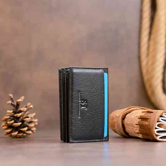 Візитниця-книжка ST Leather 19213 Чорна Київ