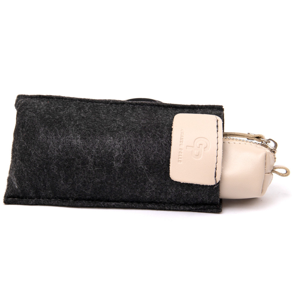 Кожаная ключница GRANDE PELLE 11383 Бежевый Киев - изображение 4