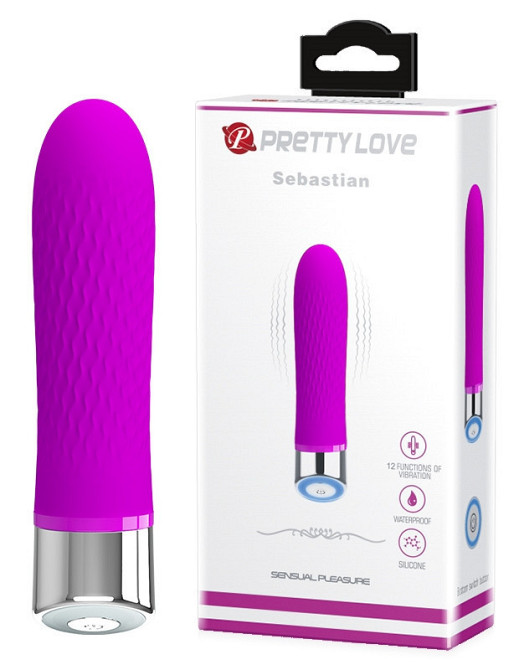 Вібромасажер серії Pretty Love Sebastian Purple, BI-014611 Sex Aura Київ - фото 1