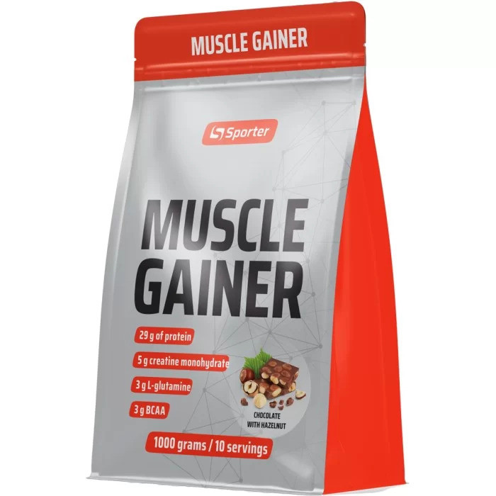 Muscle Gainer 1000g (шоколад з фундуком) Луцьк - фото 1