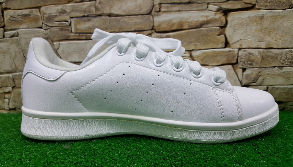 Женские кожаные  кроссовки Adidas Stan Smith White Киев - изображение 7