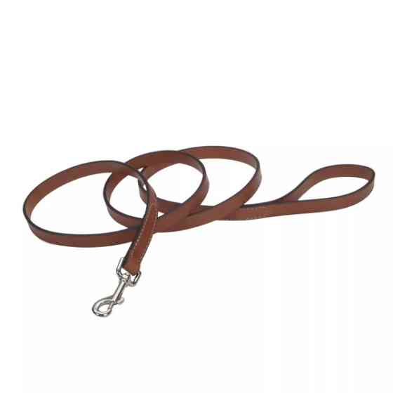 Coastal Circle-T Dog Leash КОСТАЛ СЕРКЛ-Т шкіряний повідець для собак, 2.5смХ1.2м Київ