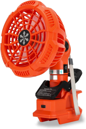 Портативний вентилятор із затискачем для літієвої батареї BLACK+DECKER 20 В, вентилятор для дитячої коляски з живленням Київ