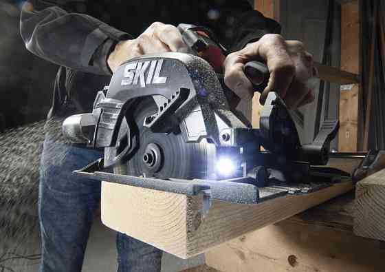 Пилка циркулярная бесщеточная аккумуляторная, SKIL 3571 CA XP + аккумулятор 4,0 Ah + зарядное устройство SW1E3571CA+BC1E3111AA Одесса