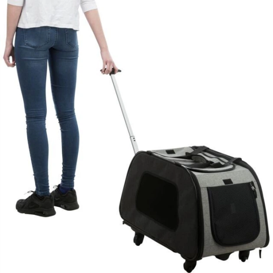 Сумка на колесах для собак і котів Trixie Trolley (Триксі Тролів) 34×43×67 см до 21 кг Запоріжжя