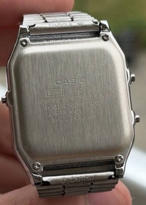 Годинник Casio в моделі AQ-230 White/Black Киев - изображение 4