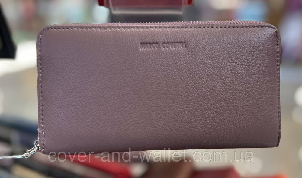 Женский кожаный кошелек на молнии свет розовый Marco Coverna MC 7003-6 Киев - изображение 20