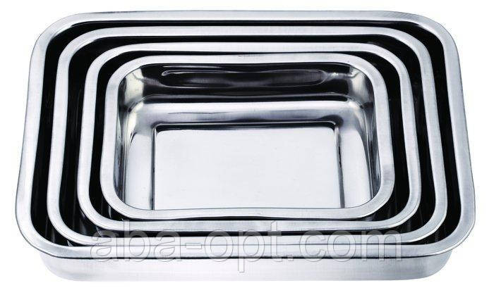 Противень нержавеющий прямоугольный 