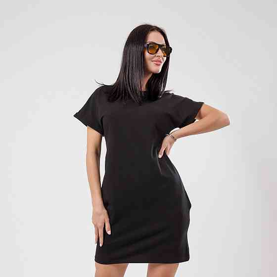 Летнее платье с карманами Nirvana 46-48, Черный Киев