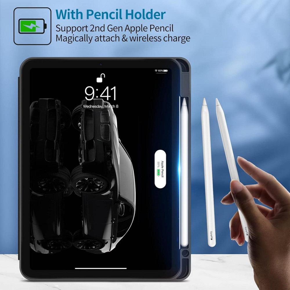 Фірмов чохол Bukoor для iPad Air 11 Inch 2024 (M2)/iPad Air 5 2022/Air 4 2020 10.9/iPad 4-го покоління 10.9 / iPad Pro 11 2018 Дніпро - фото 6