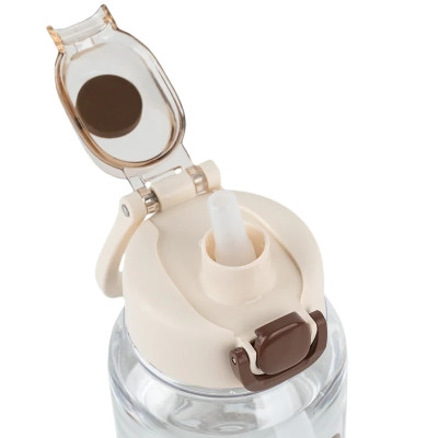 Поильник-непроливайка Kite 700 мл, біло-коричнева (K25-1217-1) Винница - изображение 4