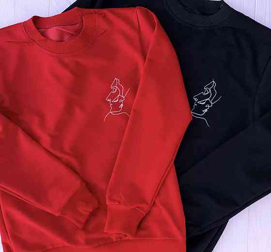 Яркие Парные свитшоты для парня и девушки Черновцы