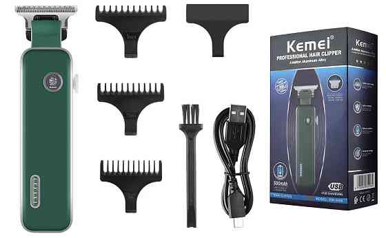 Тример для стрижки волосся окантування бороди акумулятор USB Kemei KM-5098 Київ