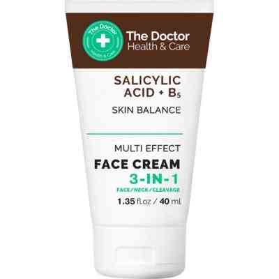 Крем для лица The Doctor Health &amp; Care Salicylic Acid + B5 Face Cream 3в1 40 мл (5901845509336) Вінниця