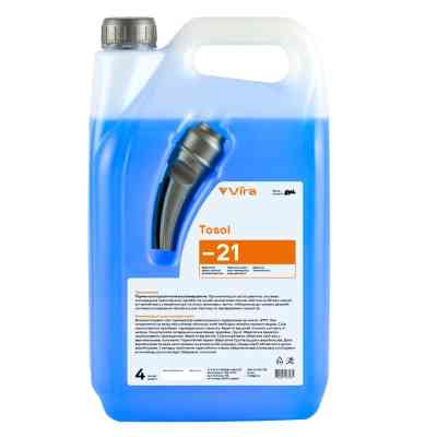 Тосол VIRA -21 °C синя 4 кг (VI0006) Винница