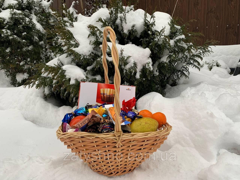 Корзина из лозы для фруктов и подарков Киев - изображение 5