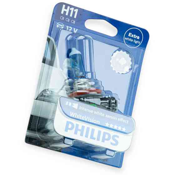 Автолампа 12V 55W PHILIPS White Vision 60% 4300K H11 Мукачево