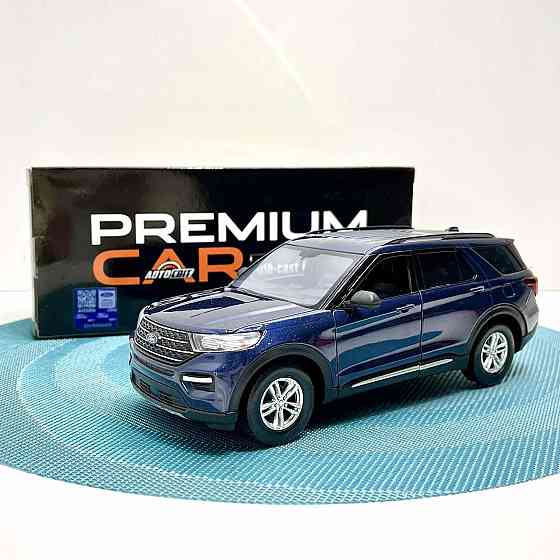 Машина Автосвіт Ford Explorer XLT інерційна металева відчиняються двері 21 см Синя (AP-1922) Чернігів