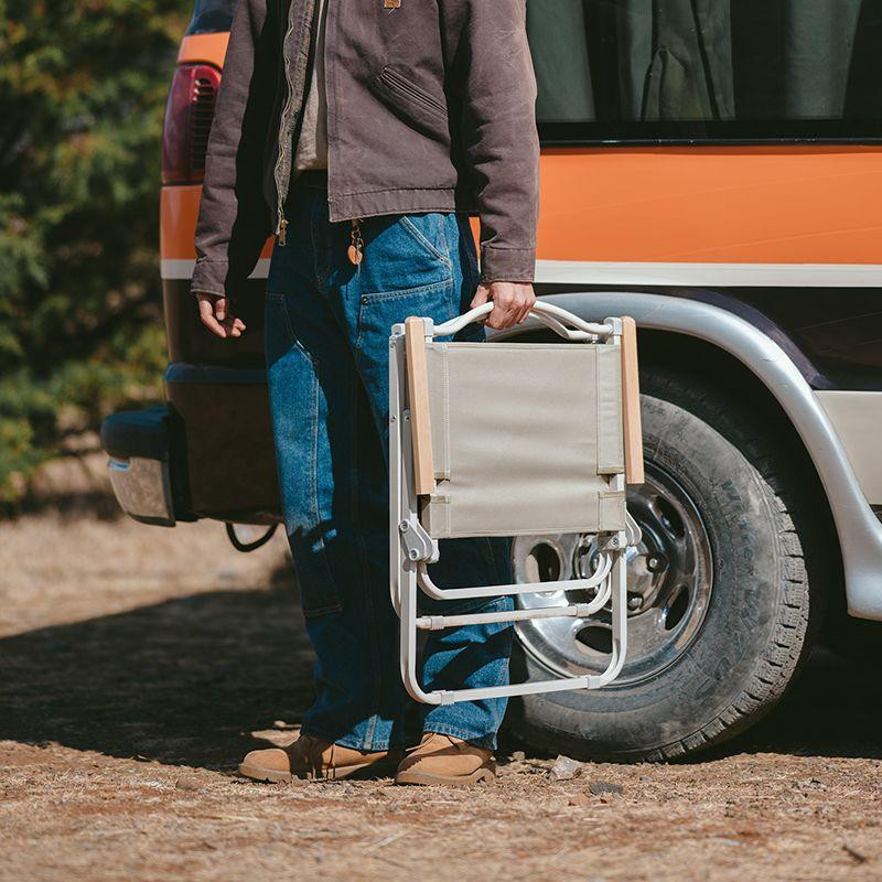 Раскладной стул Naturehike CNK2300JU012, бежевый Ровно - изображение 9