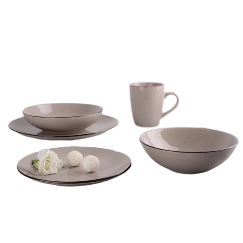 Тарілка обідня Terra 26,7см YF6001-1 мокко LIMITED EDITION Житомир