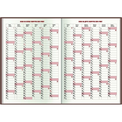 Еженедельник Economix датированный 2024 Spectrum, синий А5 (E21846) Винница - изображение 3