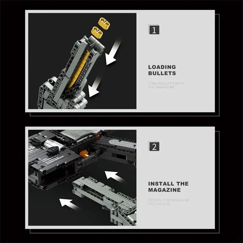 Конструктор автомат ігрова штурмова гвинтівка M416 на 1188 деталей Кам'янець-Подільський - фото 5