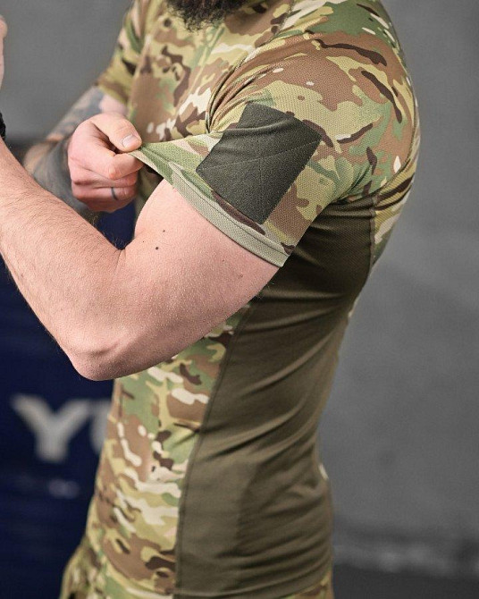 Тактическая потоотводящая футболка AXEL мультикам ВТ6731 Одесса - изображение 6