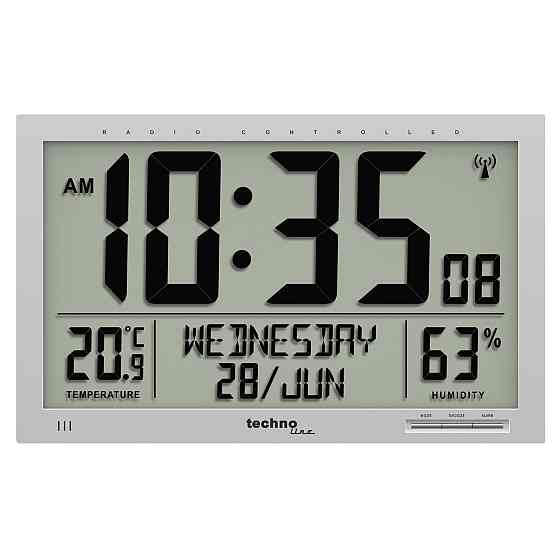 Часы настенные Technoline WS8013 Silver (WS8013) Винница