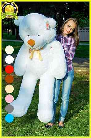 Плюшевий ведмедик М'яка іграшка Рафаель 160 см Білий Тернопіль