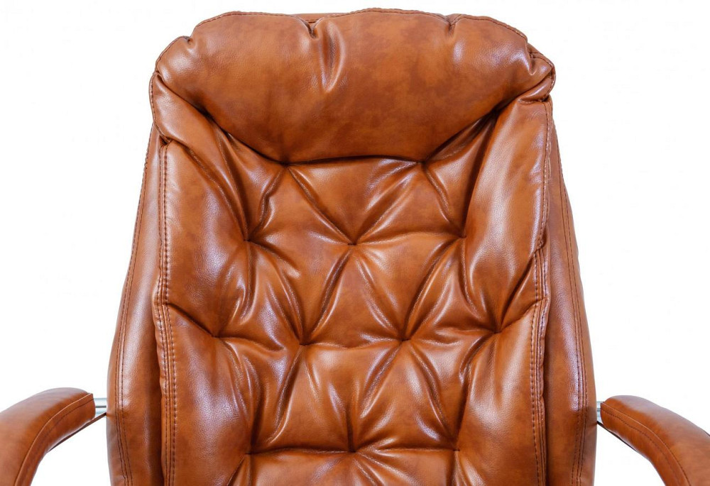 Офісне Крісло Керівника Richman Venice Madras Cognac Хром М3 MultiBlock Коричневий Київ - фото 5