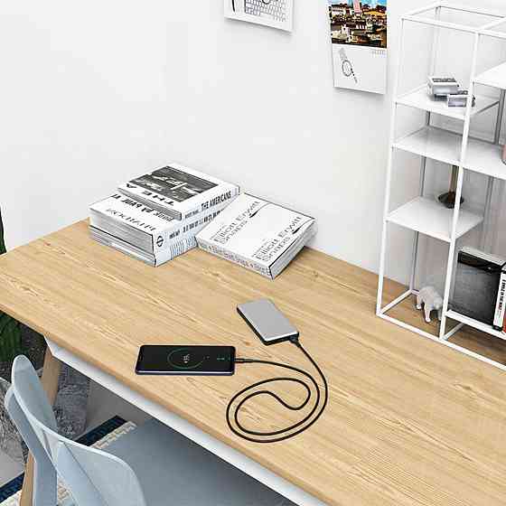 Кабель USB - Type-C BOROFONE BX30 3A 1m силіконовий TPE конектори колір чорний BX30CB Одеса
