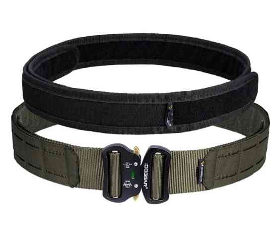 Армейский ремень Idogear з системой Molle и внутренним ремнем Зеленый, M Киев