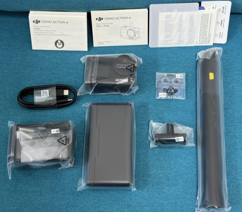 Камера Новая: DJI Osmo Action 4 Adventure Combo (CP.OS.00000270.01) Харьков - изображение 1