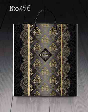 Пакет-сумка 40х45 з пластиковою ручкою  