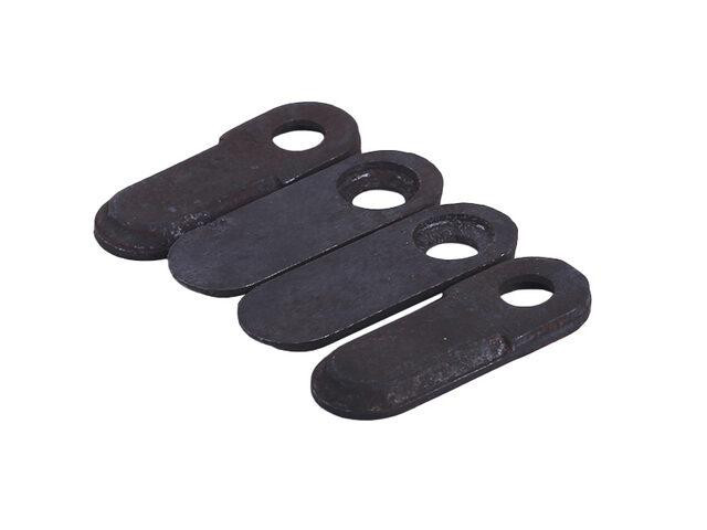 Нож режущий прямоугольный,  на роторную косилку KRO 900 к-т: 4 шт. Мукачево - изображение 1