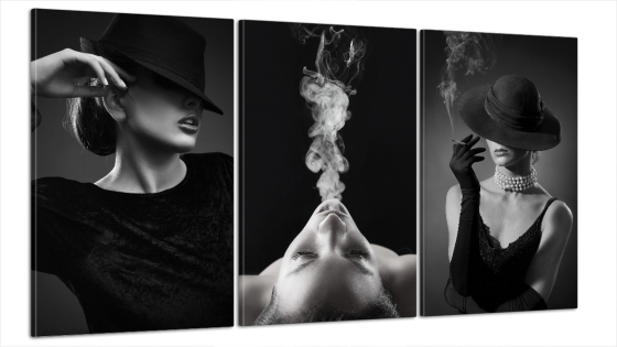 Модульна картина Дівчина Ретро Art-4_B3 Київ